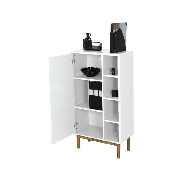 Bílá vysoká závěsná koupelnová skříňka 66x100 cm Color Bath – Tom Tailor-image-3