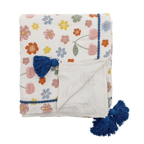 Dětská deka z recyklované bavlny 130x160 cm Cherry – Bloomingville Mini