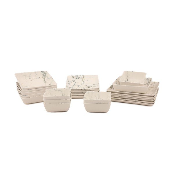 24dílná sada porcelánového nádobí Kütahya Porselen Marble-image-2