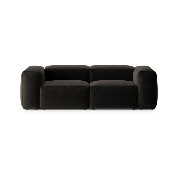 Černá pohovka 224 cm Bergamo – Cosmopolitan Design
