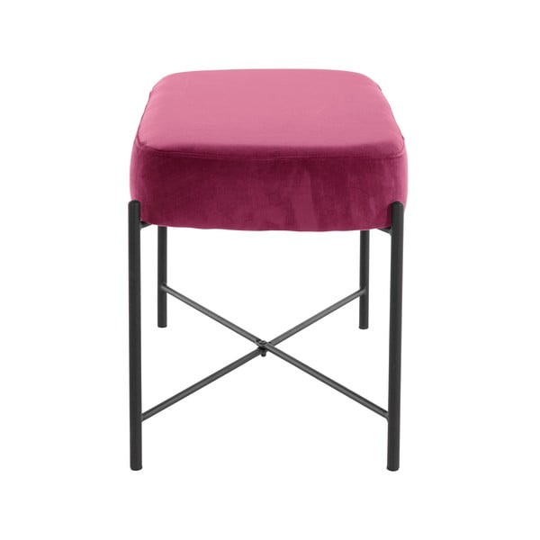 Růžová sametová lavice Berry - Støraa-image-2