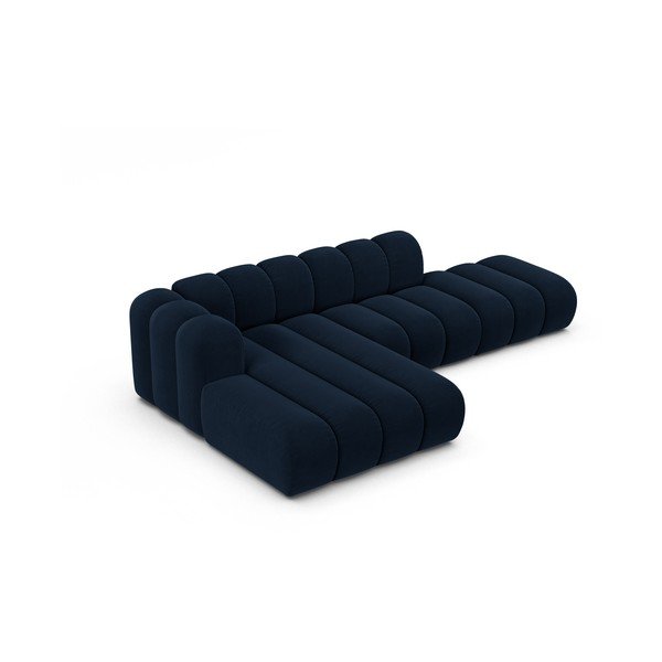 Tmavě modrá rohová pohovka (levý roh) Lupine – Micadoni Home-image-2