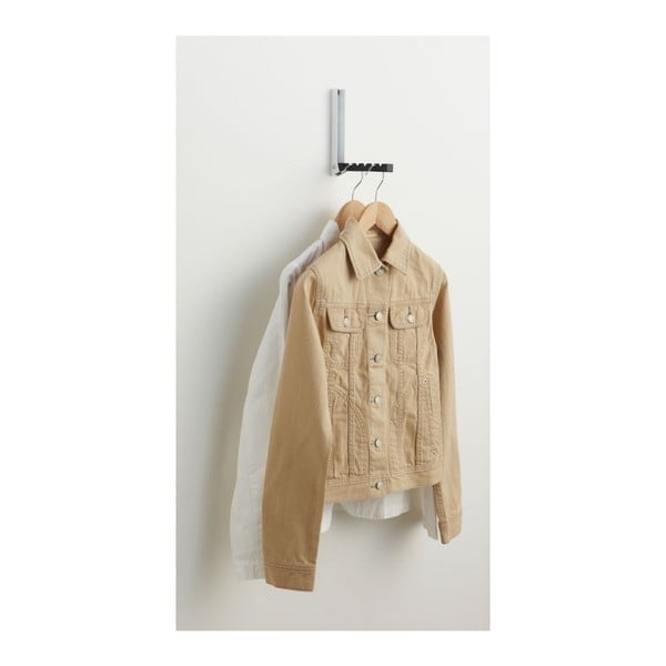 Černobílý výklopný háček na dveře YAMAZAKI Mito-image-4