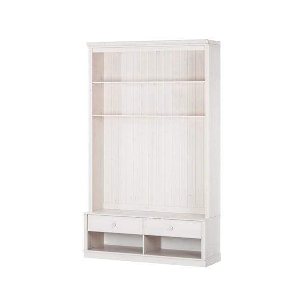 Bílá TV sestava z borovicového dřeva 140x223 cm Anita – Støraa-image-2