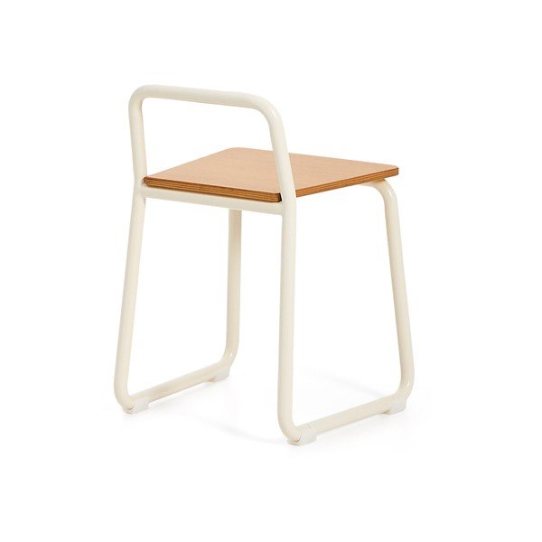 Béžová kovová dětská židle Tinn – Kave Home-image-4