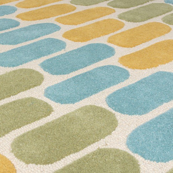 Žluto-zelený vlněný koberec Flair Rugs Fossil, 160 x 230 cm-image-2