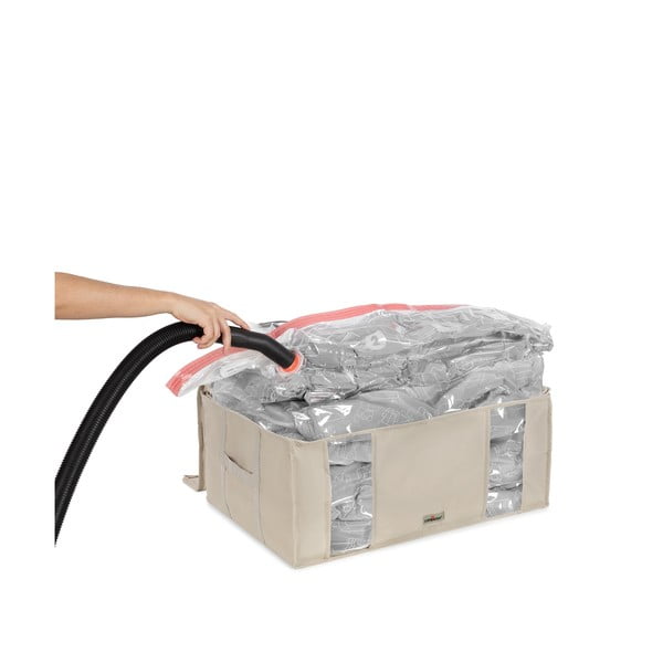 Vakuový látkový úložný box na oblečení 65x50x27 cm Life – Compactor