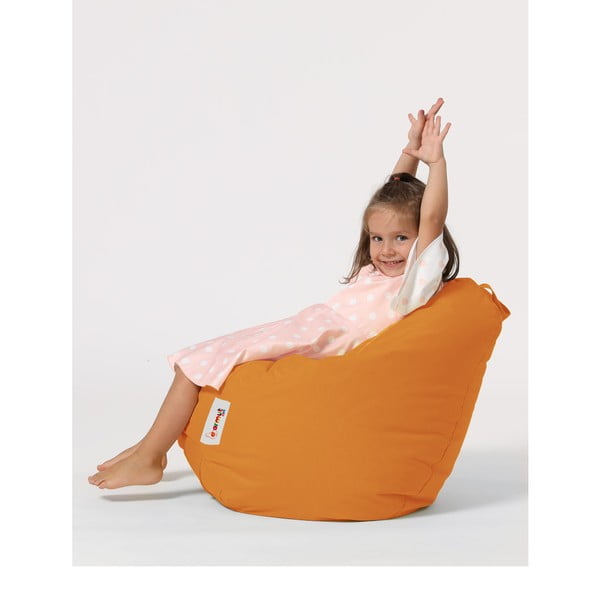 Oranžový dětský sedací vak Premium – Floriane Garden-image-2