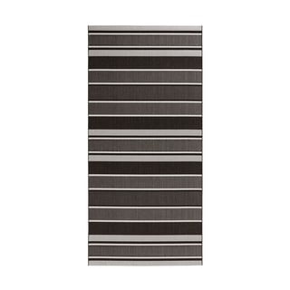 Černý venkovní koberec NORTHRUGS Strap, 80 x 200 cm