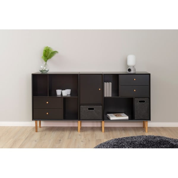 Černá komponenta se zásuvkami 43x33 cm Z Cube - Tenzo-image-1