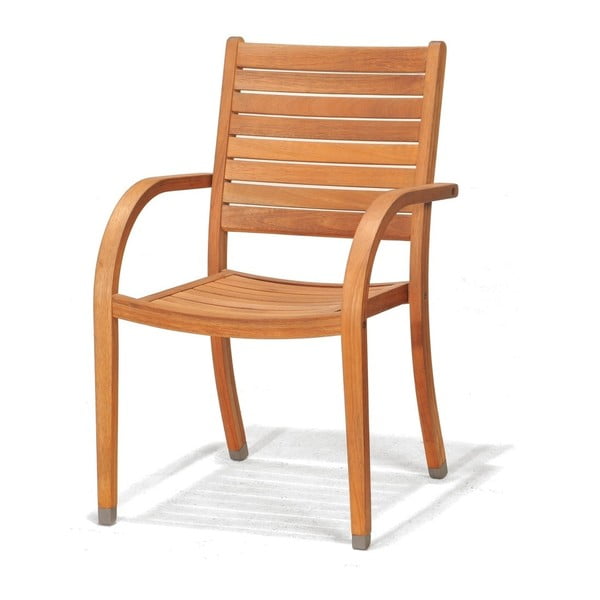 Zahradní židle z eukalyptového dřeva s opěrkami D2 Catalina