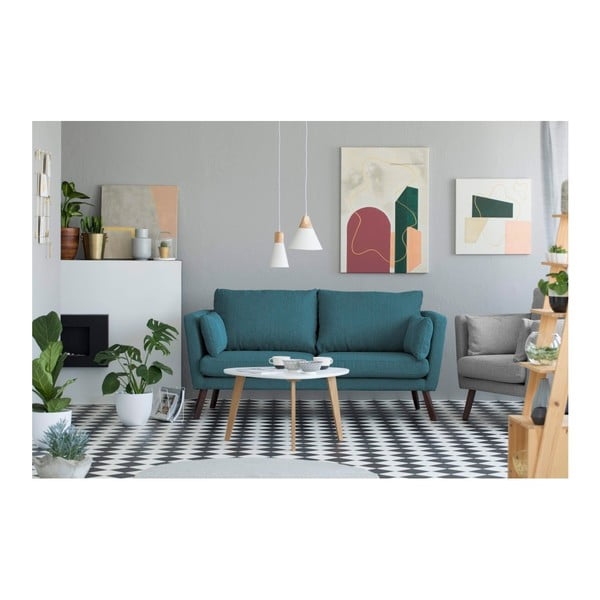 Tyrkysová 3místná pohovka Mazzini Sofas Elena-image-3