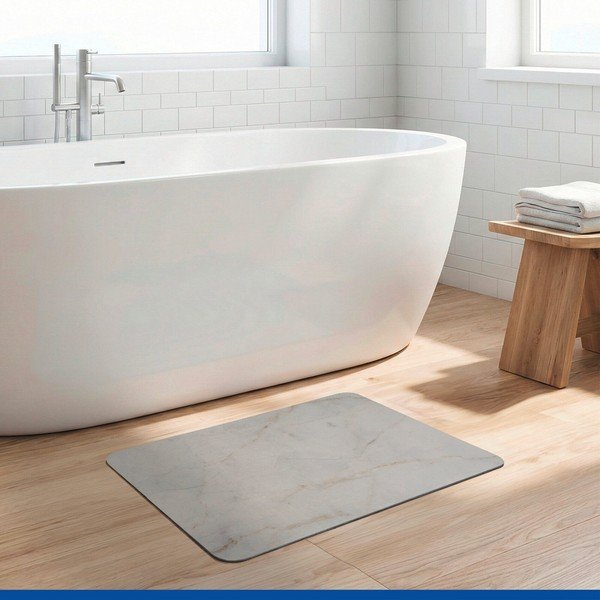 Taupe z křemeliny koupelnová předložka 39x60 cm Itamos – Wenko-image-2