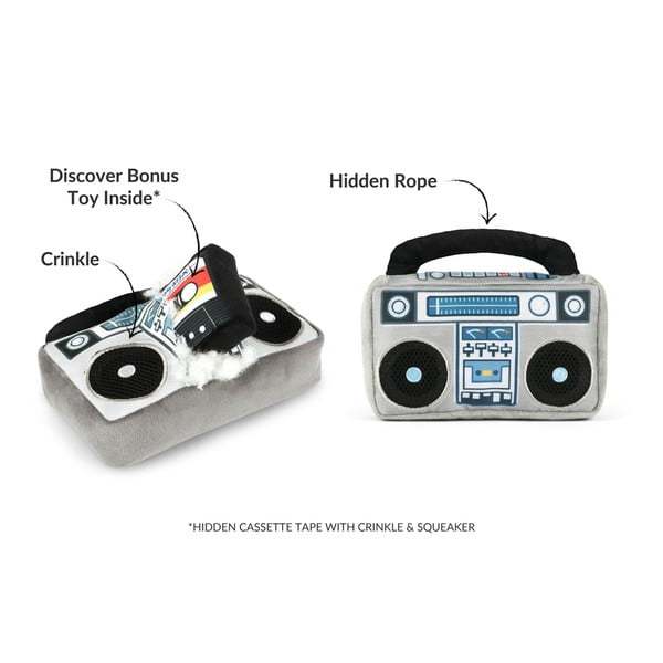 Hračka pro psa Kazeťák se všitou kazetou – P.L.A.Y.-image-3