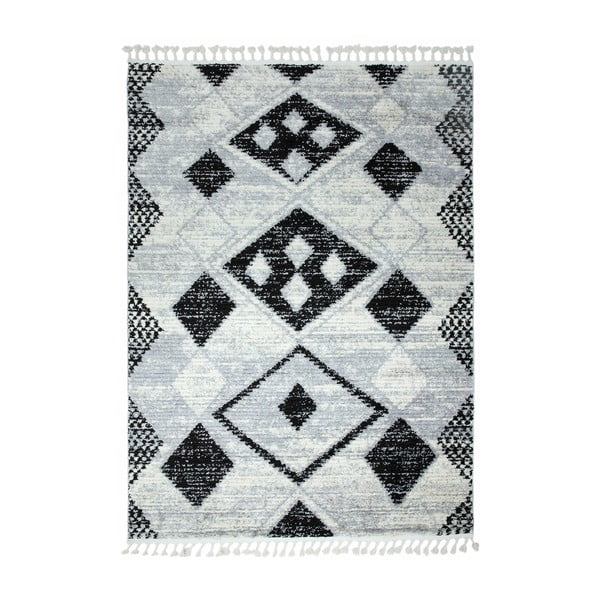 Šedý koberec Asiatic Carpets Layla, 120 x 170 cm