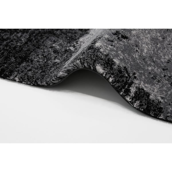 Tmavě šedý vlněný koberec 200x300 cm Bran – Agnella-image-2