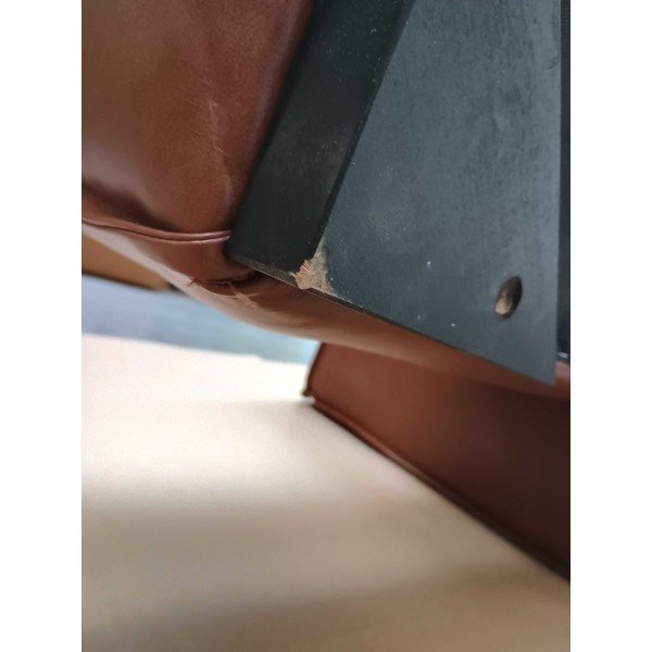 Koňakově hnědá kožená rohová pohovka (pravý roh/do "U") Madame - II. jakost – Windsor & Co Sofas-image-3