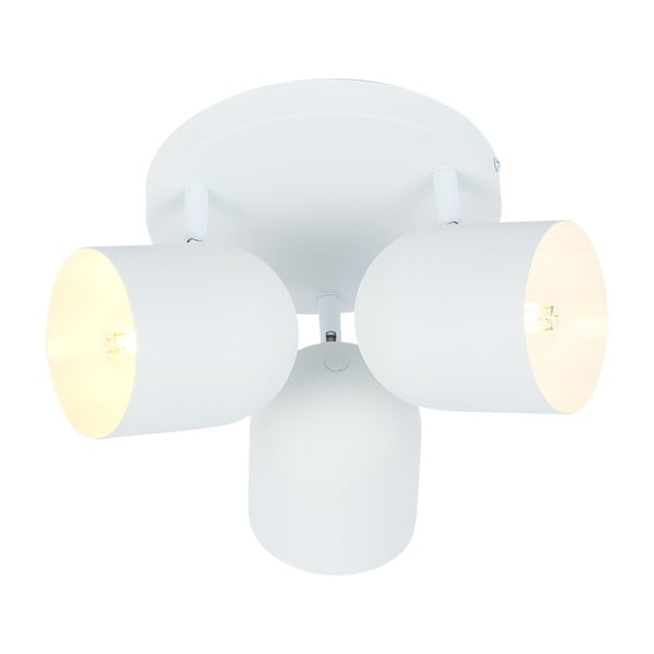Bílé stropní svítidlo s kovovým stínidlem 32x32 cm Azuro – Candellux Lighting