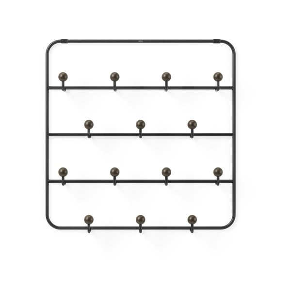 Černý přírodní kovový věšák na dveře 36 cm Estique – Umbra-image-3