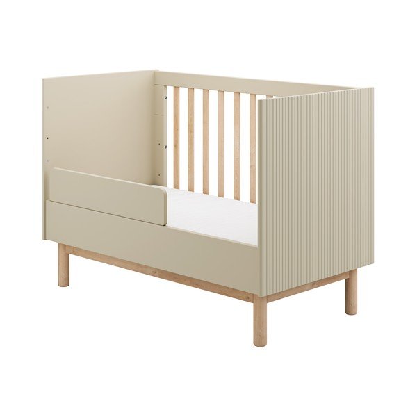 Krémová postýlka 60x120 cm Miloo – Pinio-image-4