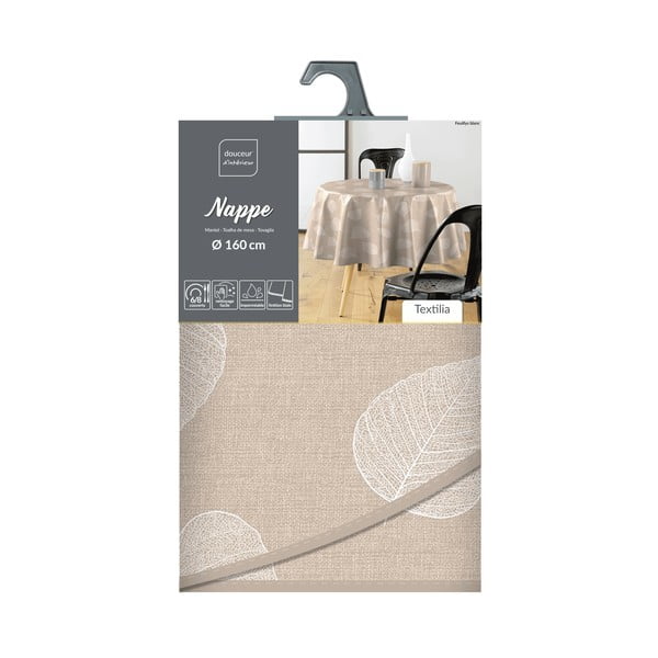 Omyvatelný ubrus ø 160 cm Feuillys – douceur d'intérieur-image-4