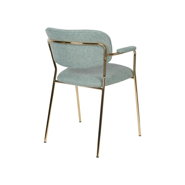 Světle zelené jídelní židle v sadě 2 ks Jolien – White Label-image-4