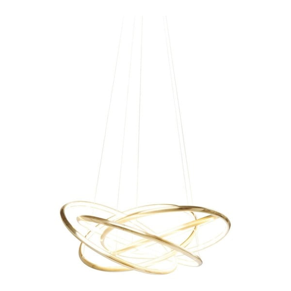Závěsné svítidlo ve zlaté barvě Kare Design Saturn