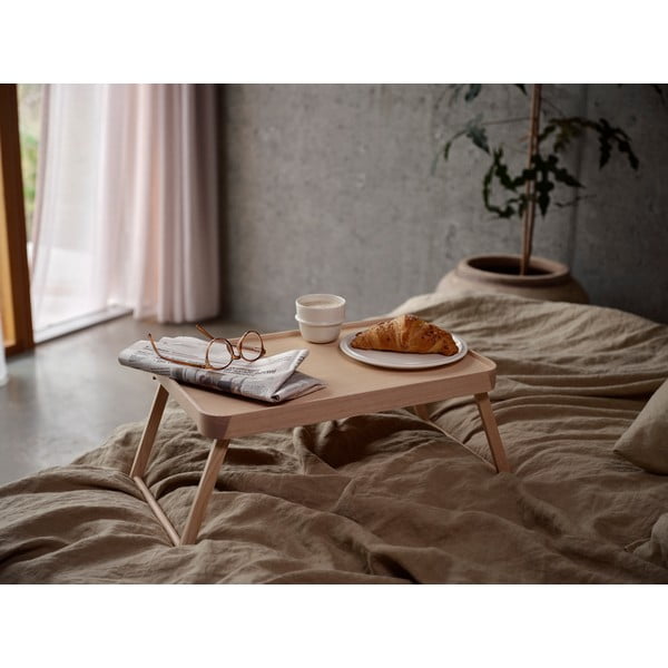 Odkládací stolek z jasanového dřeva 32x49,5 cm Inu – Zone-image-1