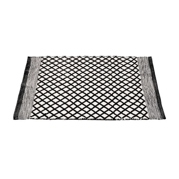 Černobílá koupelnová předložka z recyklovaného plastu 50x80 cm Tara – Wenko-image-2