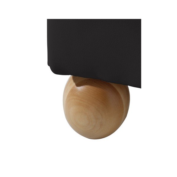 Černé křeslo ušák Max Winzer Monarch Black-image-2