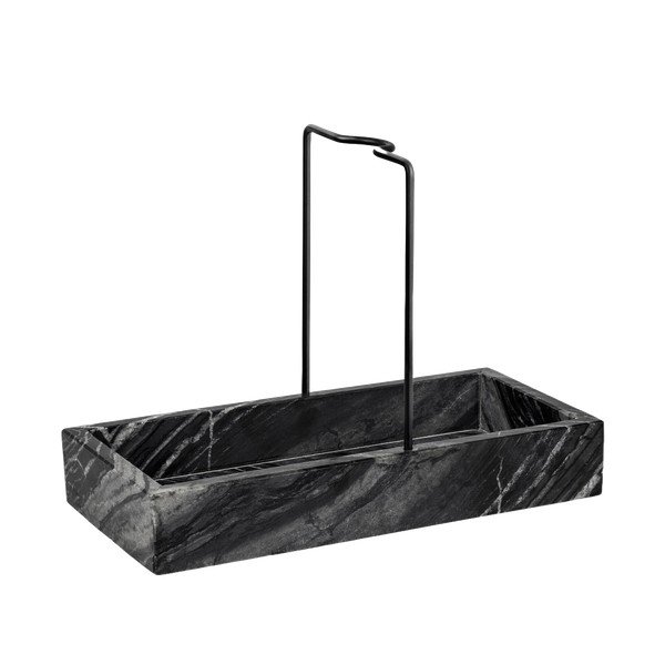 Tmavě šedý kamenný organizér k dřezu Marble – Mette Ditmer Denmark