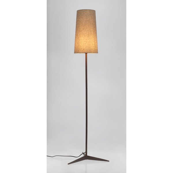 Béžová stojací lampa s textilním stínidlem (výška 166 cm) Assam – Bizzotto-image-1