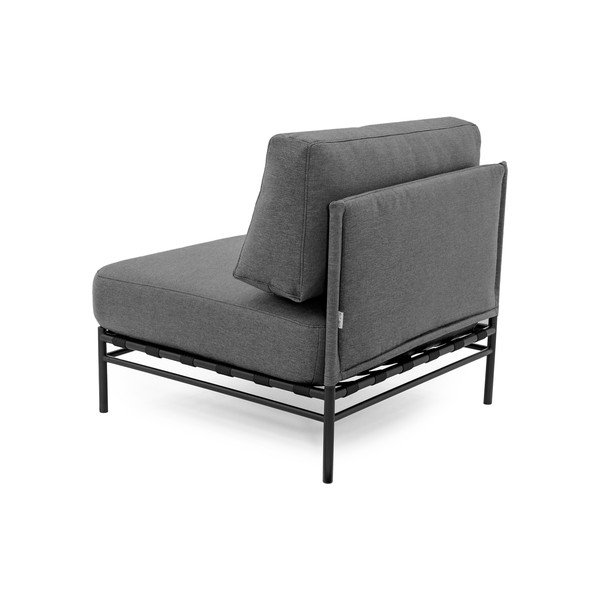 Tmavě šedý modul zahradní pohovky (středový díl) Dandy – Sit Sit-image-4