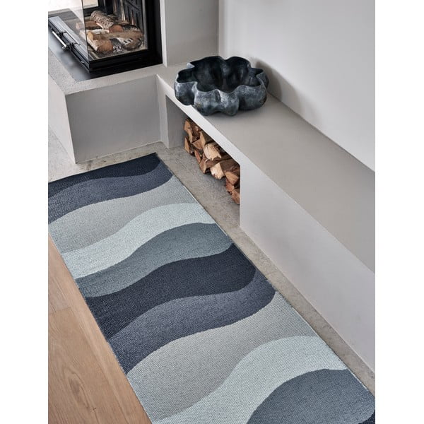 Modrý vnitřní a venkovní běhoun 70x300 cm Urvi Water – Pappelina-image-4