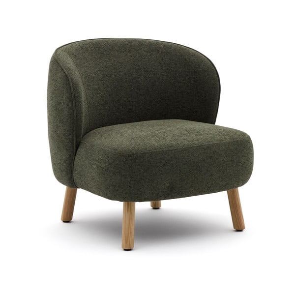 Zelené žinylkové křeslo Ulit – Kave Home