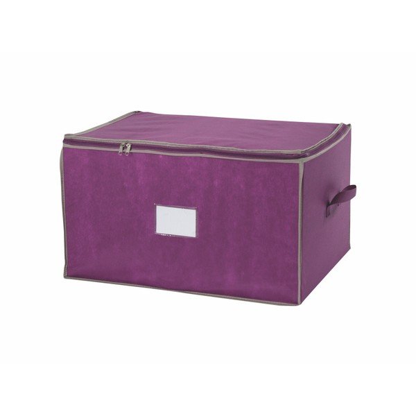 Fialový úložný box s vnitřním vakuovým obalem Compactor Tote, objem 108 l-image-1