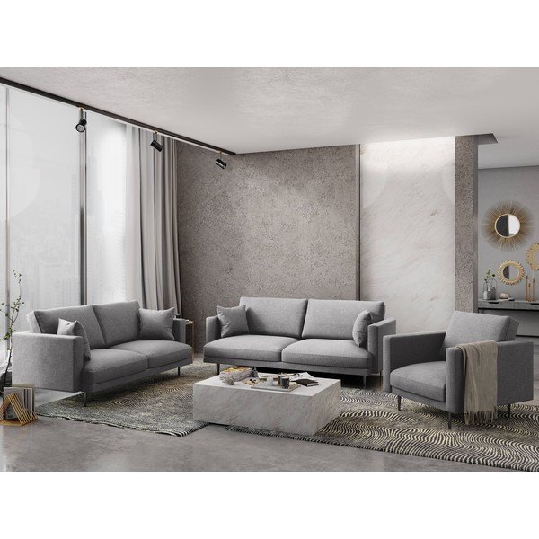Světle šedá pohovka Milo Casa Piero-image-1
