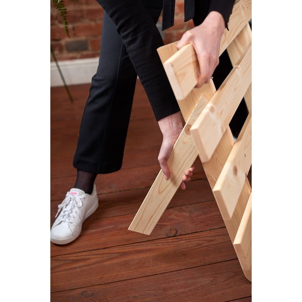 Hnědá rozkládací pohovka 140 cm Roots - Karup Design-image-1