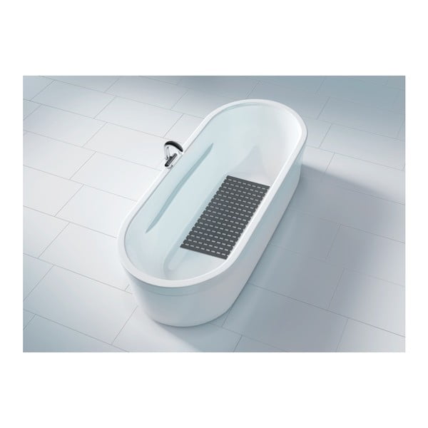 Tmavě šedá podložka do sprchy nebo vany Wenko Arinos, 63 x 40 cm-image-2