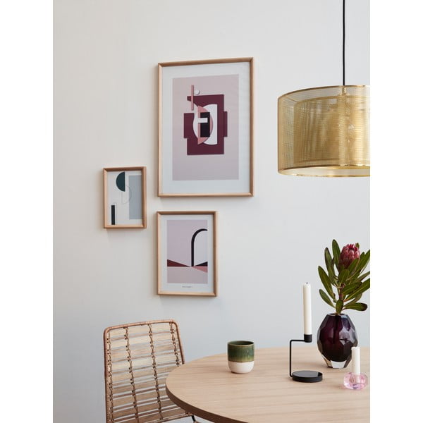 Závěsné svítidlo ve zlaté barvě Hübsch Karimo-image-1