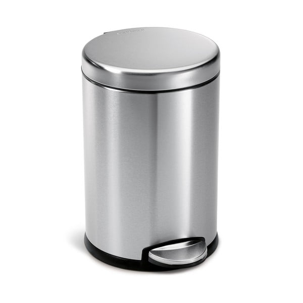 Pedálový ocelový odpadkový koš 4,5 l - simplehuman