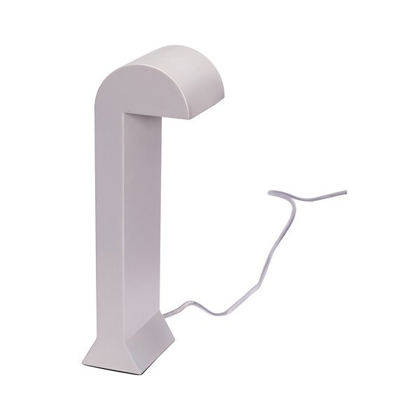 Světle šedá LED stmívatelná stolní lampa (výška 34 cm) Soothe – Hübsch-image-2