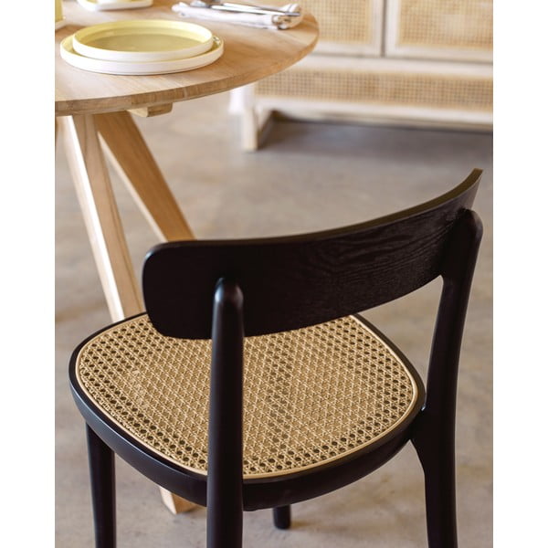 Černá jídelní židle z bukového dřeva Kave Home Romane-image-2