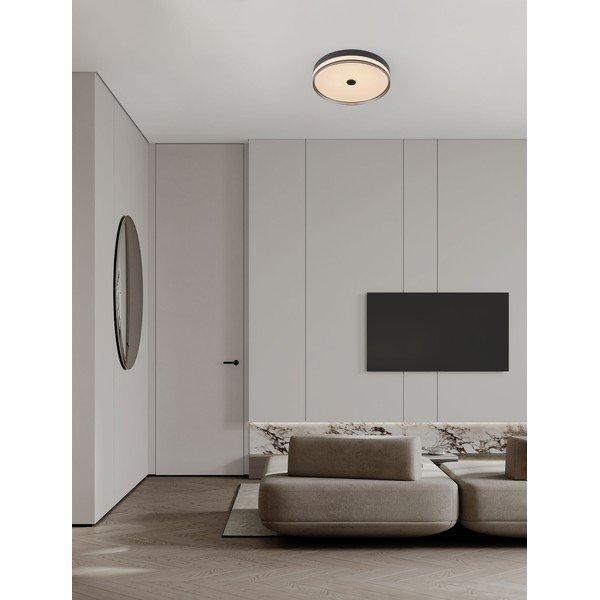 Matně černé ocelové LED stmívatelné stropní svítidlo Helios – Nova Luce-image-1