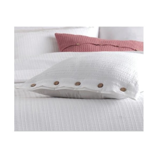 Bílé povlečení na dvoulůžko/prodloužené z bavlny Renforcé 240x220 cm Como Striped – Mila Home Luxury-image-4