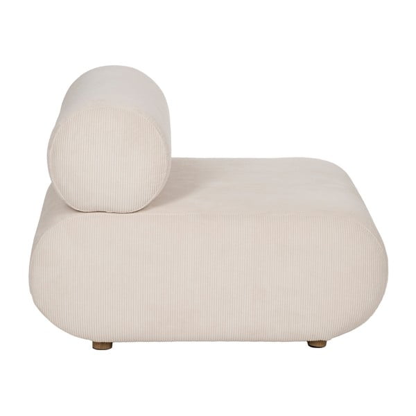 Krémové manšestrové křeslo – Ixia-image-2