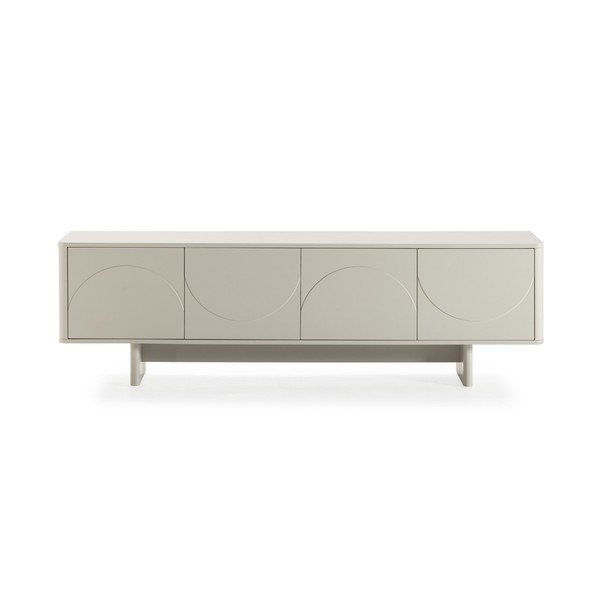 Krémový TV stolek 180x55x40 cm Solei – MOME