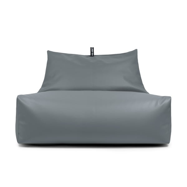 Šedý sedací vak z imitace kůže Icy Sofa – So Soft?-image-1