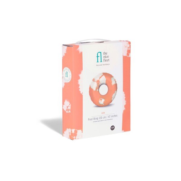 Oranžový nafukovací kruh The Nice Fleet Goa, ø 120 cm-image-2