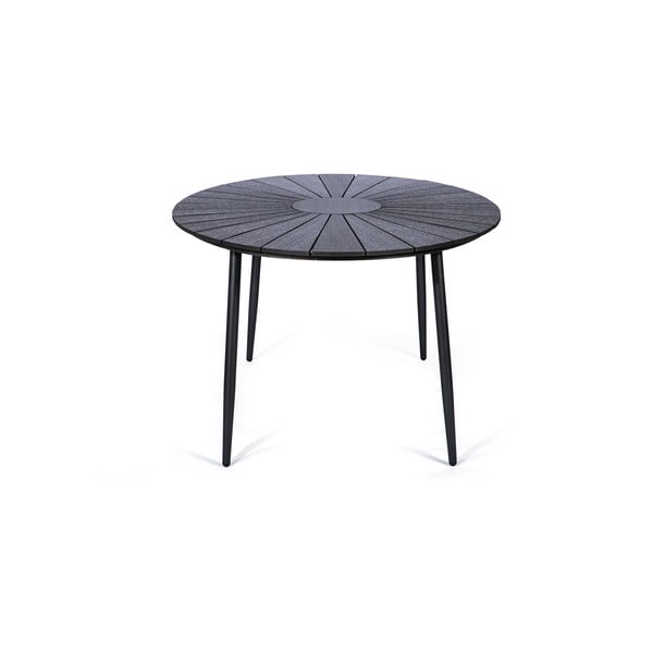 Černý zahradní stůl s artwood deskou Bonami Selection Marienlist, 190 x 115 cm-image-3